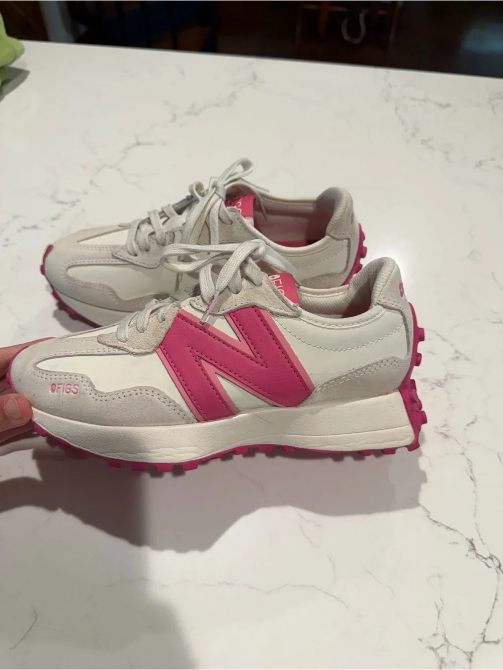 Figs F’ing Pink New Balance 327